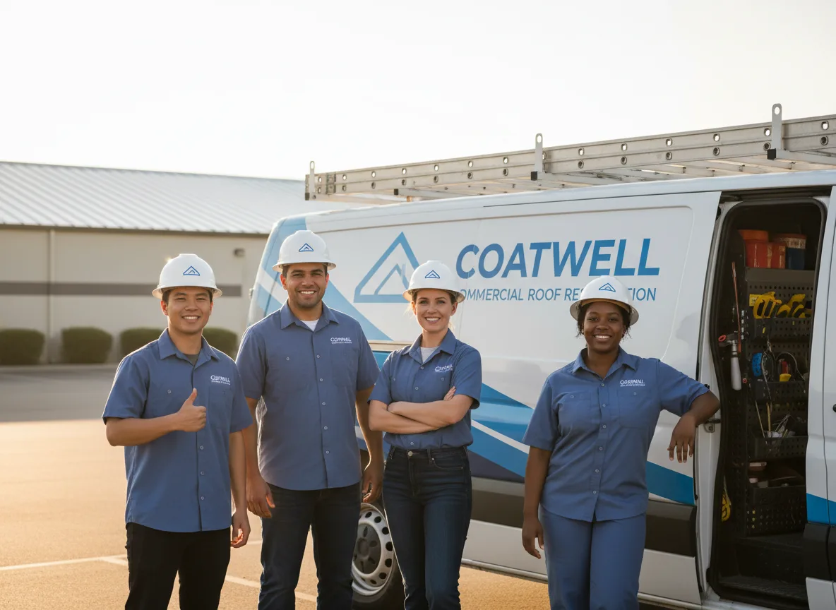 Commercial roof coating company in Smyer, TX